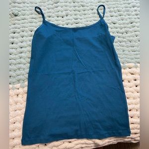 Aeropostal Blue cami with adjustable straps, Size LARGE